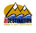 The Destination Slope and Surf Outfitters logo